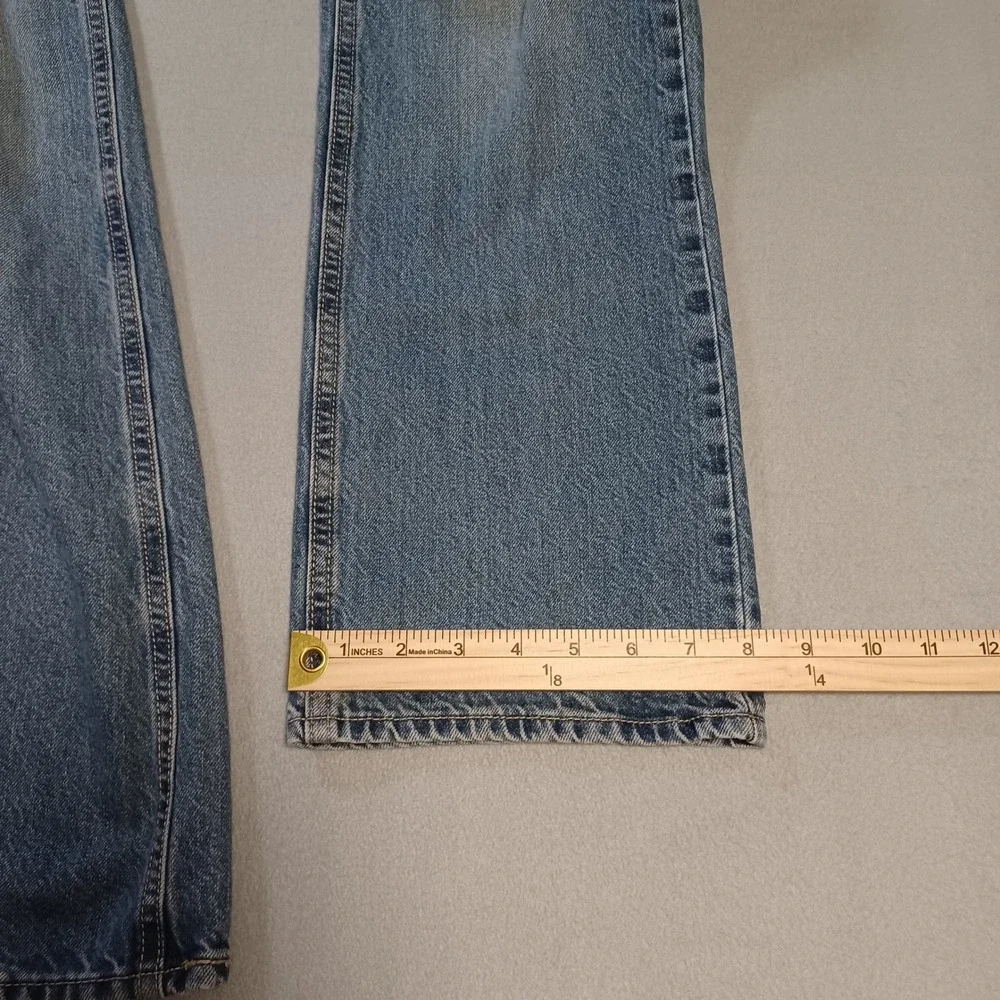 Old Navy Boys Didley Bootcut Jeans Light‎ Wash Adjustable Waist Size 18 Regular